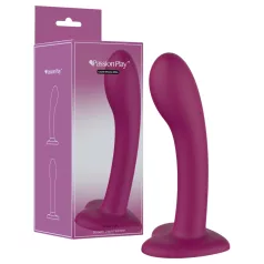   Passion Play - nestemäisestä silikonista valmistettu dildo (violetti)