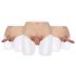 Dreamtoys realistinen strap-on dildo (nude)