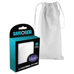 Safe Sex - antibakteerinen säilytyspussi - valkoinen L