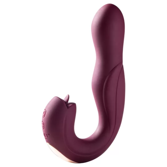 Honey Play Box Joi - G-piste vibraattori pyörivä nuoleva - violetti