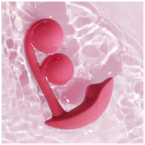 Honey Play Box Melody - älykäs helmi 2in1 vibraattori - punainen