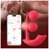 Honey Play Box Melody - älykäs helmi 2in1 vibraattori - punainen