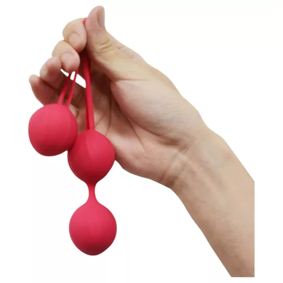 Cotoxo Cherry - kaksiosainen geishakuulasetti - punainen