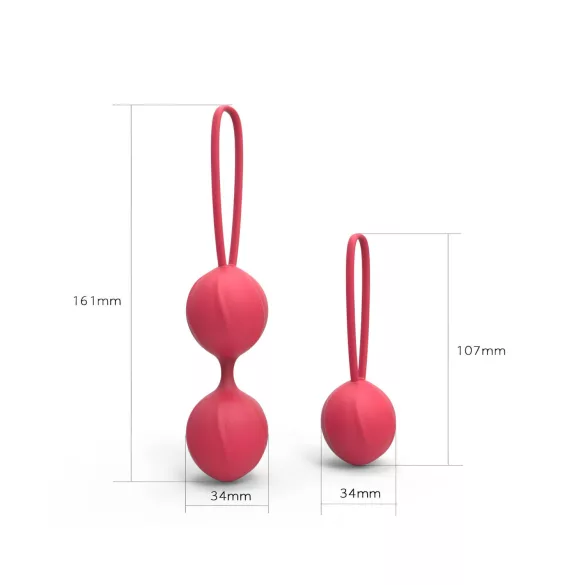 Cotoxo Cherry - kaksiosainen geishakuulasetti - punainen