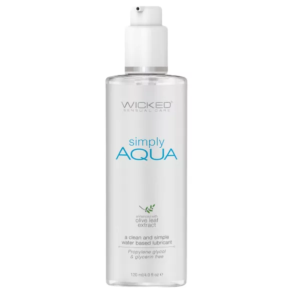 Wicked Simple Aqua - 100 % vegaaninen liukuvoide (120 ml)