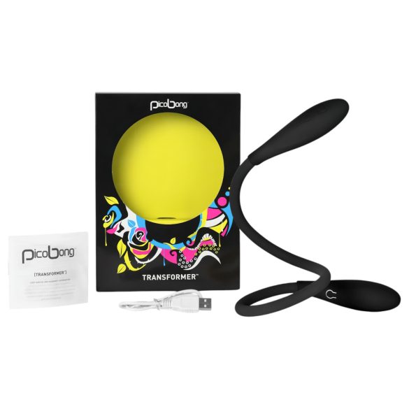 Picobong Transformer - vedenkestävä unisex-vibraattori (musta)