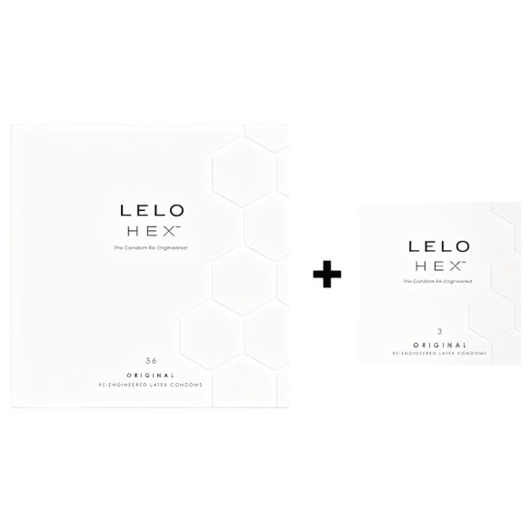 LELO Hex Original - luksuskondomipaketti (36+3 kpl)
