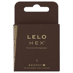 LELO Hex Respect XL - kondomi - isot - 3 kpl