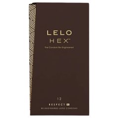 LELO Hex Respect XL - kondomi - XL koko - 12 kpl