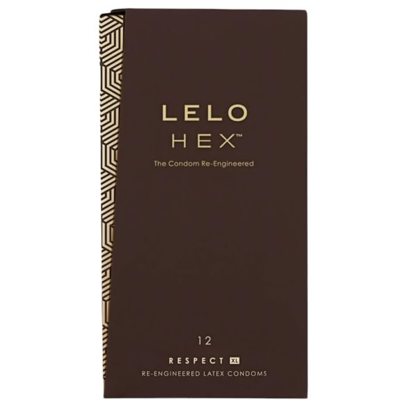 LELO Hex Respect XL - luksus kondomi (12kpl)