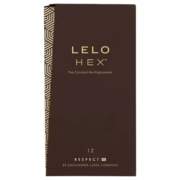 LELO Hex Respect XL - kondomi - XL koko - 12 kpl