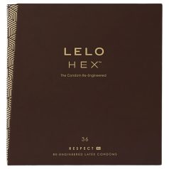 LELO Hex Respect XL - kondomi - XL koko - 36 kpl