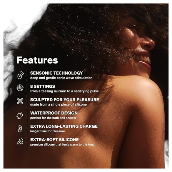 LELO Sona - klitoriskiihotin - ääniaallot - musta