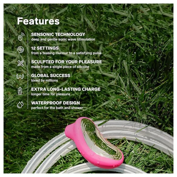 LELO Sona 2 - klitoriskiihotin - ääniaallot - musta