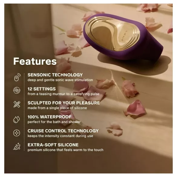 LELO Sona 2 Cruise - klitoriskiihotin - ääniaallot - musta