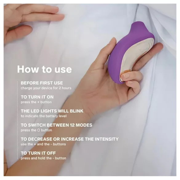 LELO Sona 2 Cruise - klitoriskiihotin - ääniaallot - musta