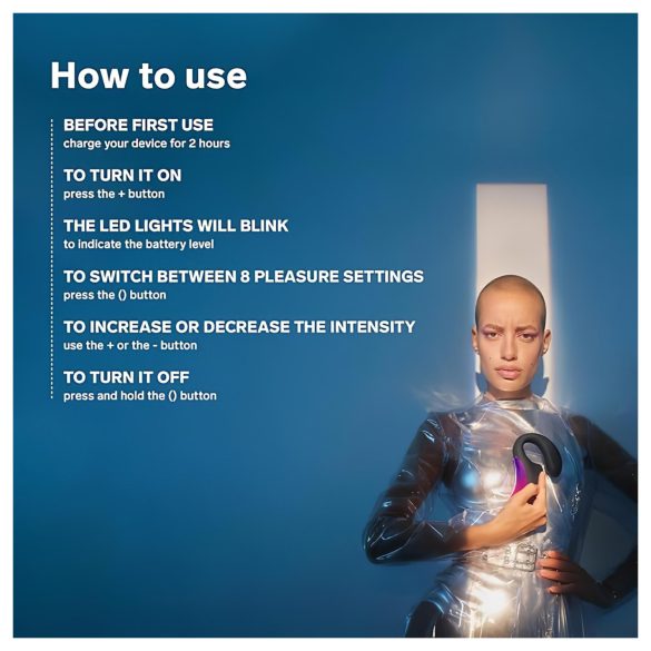 LELO Enigma - ladattava G-piste ja klitorisvibraattori - vedenkestävä musta