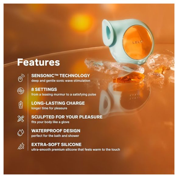 LELO Sila - klitoriskiihotin - vedenkestävä, ääniaalto - violetti