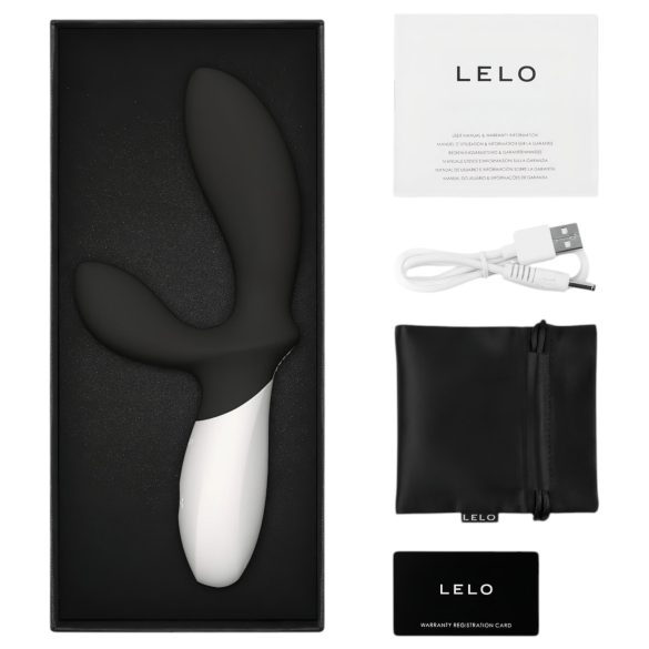 LELO Loki Wave 2 - ladattava prostata vibraattori - vedenkestävä - musta