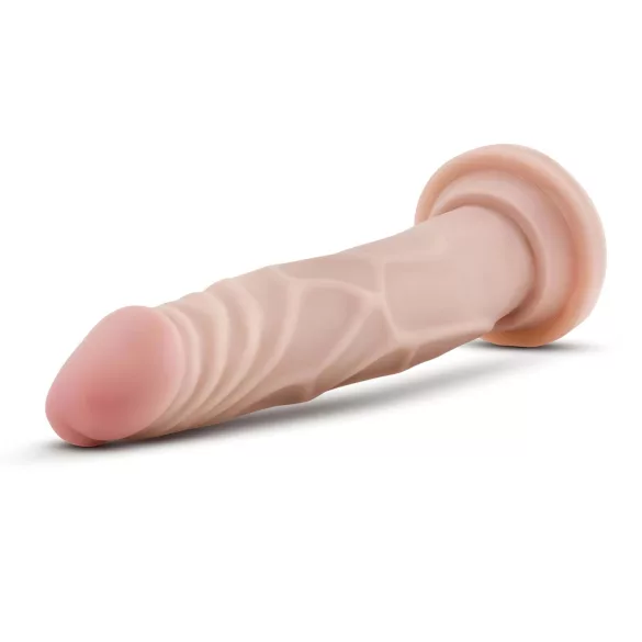 Dr. Skin - realistinen imukuppidildo - iho - 19 cm
