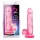 B Yours Sweet N Hard 4 - realistinen dildo kiveksillä - 18 cm - pinkki