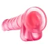 B Yours Sweet N Hard 4 - realistinen dildo kiveksillä - 18 cm - pinkki