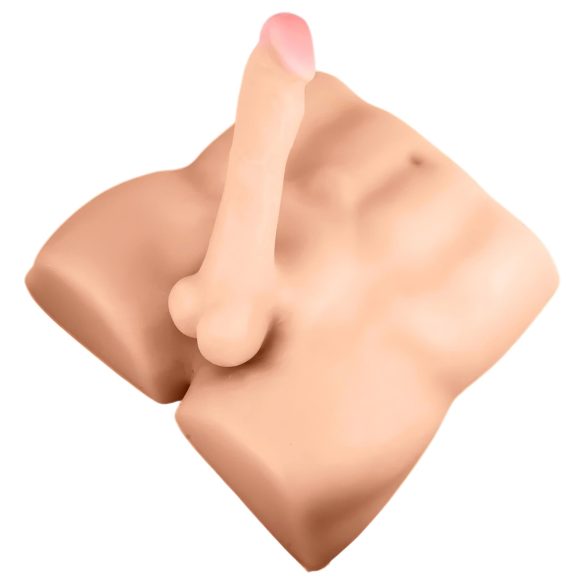 Blush X5 Rough Rider - miestorso - realistinen - vaalea