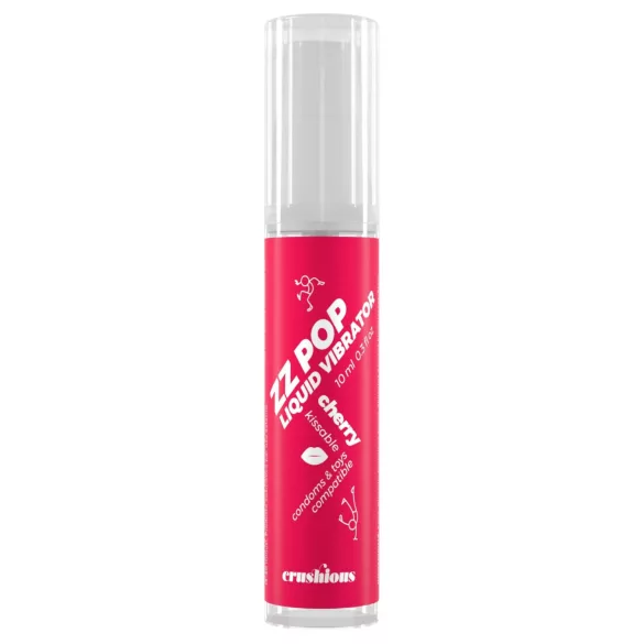 Crushious ZZ POP - syötävä nestemäinen vibraattori, kirsikka (10 ml)