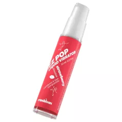  Crushious ZZ POP - syötävä nestemäinen vibraattori, mansikka (10 ml)