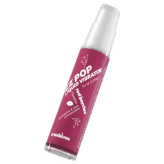   Crushious ZZ POP - syötävä nestemäinen vibraattori, punaiset marjat (10 ml)