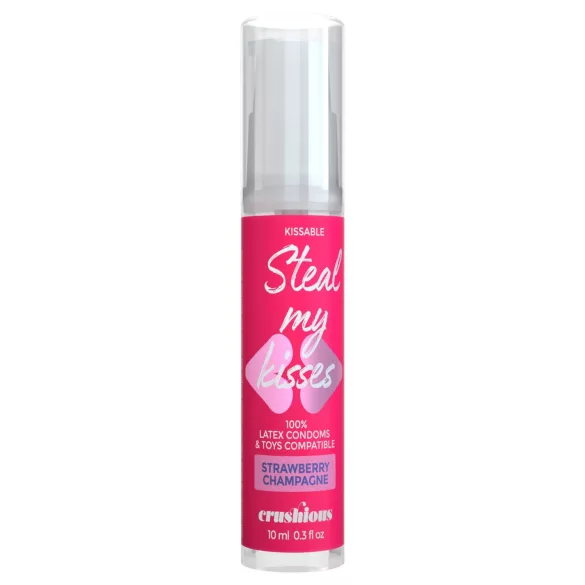 Crushious Steal My Kisses - mauksut liukuvoide, mansikka-kuohuviini (10 ml)
