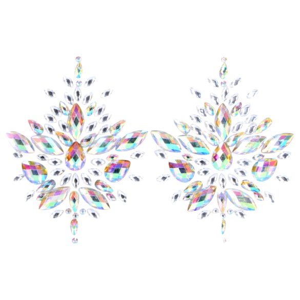 Le Désir - kimaltainen nännitarrat - sateenkaari