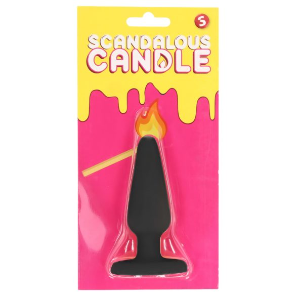 Skandaali - musta kynttilä (50g)