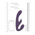Vive Suki - strap-on vibraattori ilman valjaita - violetti