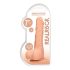 RealRock 7" - aidon tuntuinen dildo kiveksillä (17 cm) - luonnollinen