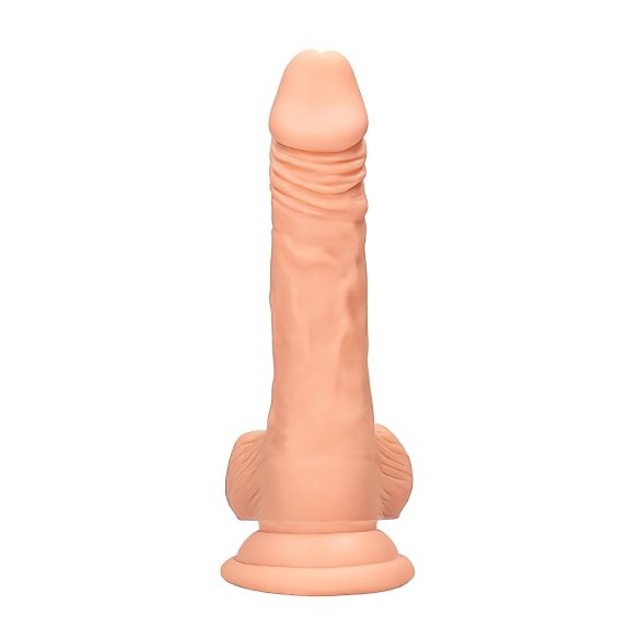 RealRock Dong 7 - aidontuntuinen, kivestinen dildo (17cm) - luonnollinen