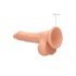 RealRock 7" - aidon tuntuinen dildo kiveksillä (17 cm) - luonnollinen