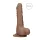 RealRock - Dildo kiveysten kanssa - realistinen, 17 cm - tumma natur