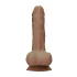 RealRock - Dildo kiveysten kanssa - realistinen, 17 cm - tumma natur