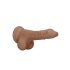 RealRock 7 - aidon tuntuinen tekopenis (17 cm), tumman luonnollinen