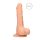 RealRock Dong 8 - Aidon tuntuinen dildo kiveksillä (20 cm) - luonnollinen
