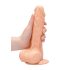 RealRock - dildo kiveysten kanssa - realistinen 20cm - nude