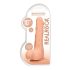 RealRock Dong 10 - luonnollinen, kiveksillä varustettu dildo (25 cm) - luonnollinen
