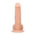 RealRock Dong 10 - luonnollinen, kiveksillä varustettu dildo (25 cm) - luonnollinen