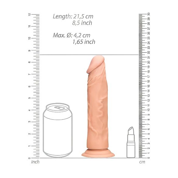 RealRock - tekodildo 20 cm - ihonvärinen