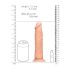 RealRock Dong 8 - aidon tuntuinen dildo (20cm) - luonnollinen väri