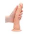 RealRock Dong 8 - aidon tuntuinen dildo (20cm) - luonnollinen väri