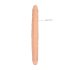 RealRock Double Dong 14 - kaksoisdildo (36 cm) - luonnollinen
