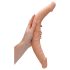 RealRock - tupladildo - 36 cm - luonnollinen