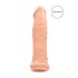 RealRock Penis-hiha 17cm - Luonnollinen